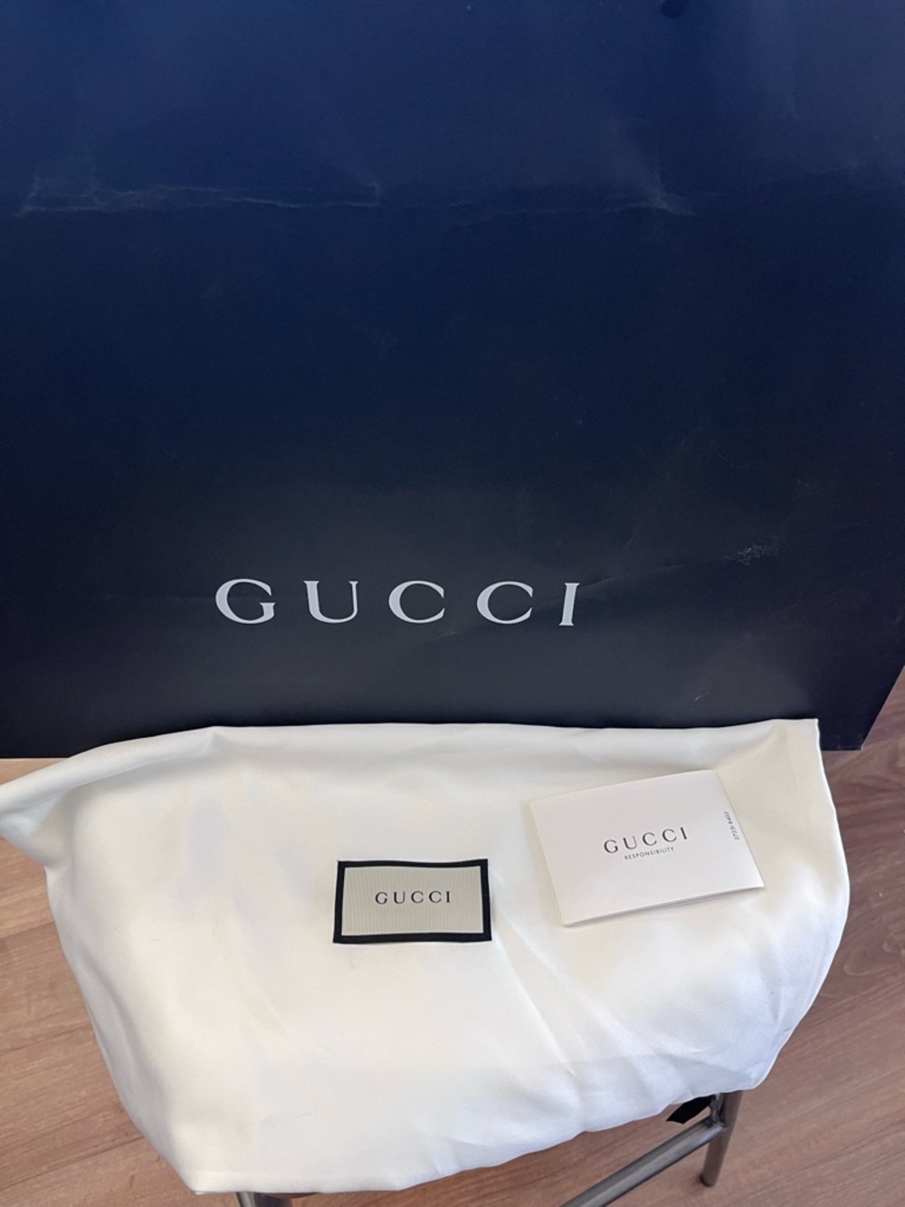 Gucci Beige Monogram Canvas Belt Bag with Brown Trim - Picture 13 of 13